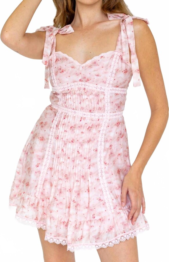 KESTAN Raelynn Floral Dress In Pink