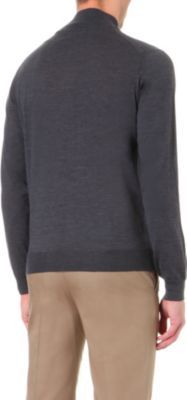Corneliani Half-zip knitted jumper