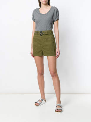 Dondup belted fitted shorts