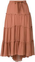 Thumbnail for your product : See by Chloe tiered midi skirt