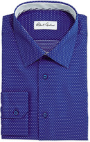 Thumbnail for your product : Robert Graham Clarence Pindot Dress Shirt, Navy