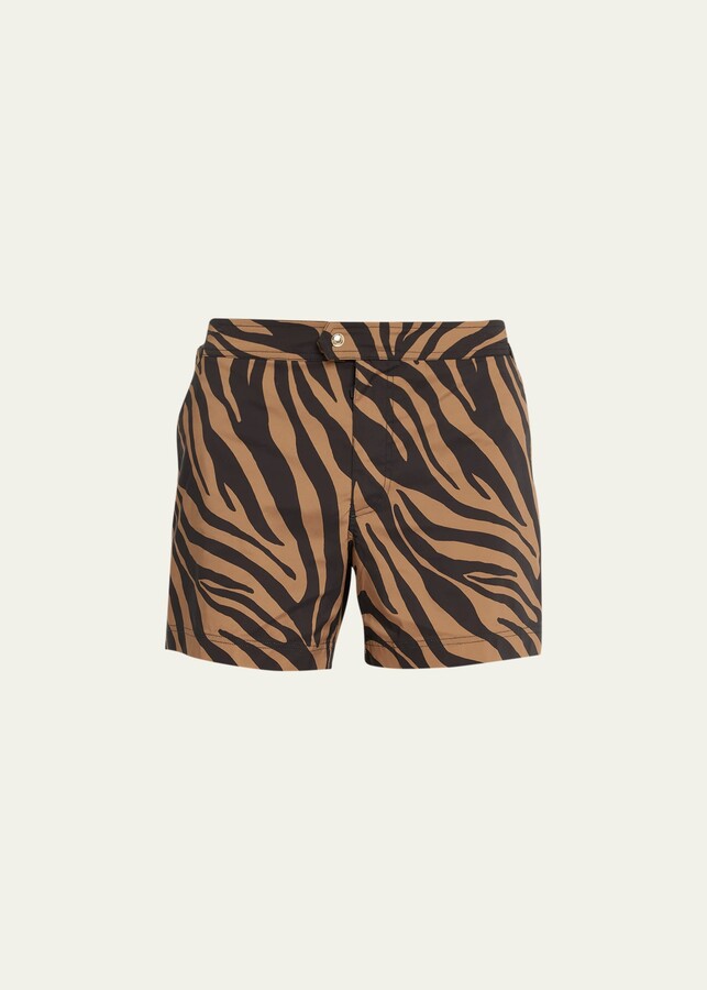 Tom Ford Men's ZebraPrint Swim Shorts ShopStyle