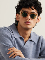 Thumbnail for your product : Mr. Leight Crosby S Round-Frame Acetate Sunglasses
