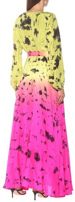 Anna Kosturova Exclusive to Mytheresa a Printed silk maxi dress