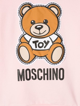 MOSCHINO BAMBINO Teddy Bear logo-print sweatshirt