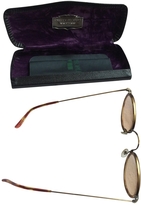 Thumbnail for your product : Oliver Peoples Gold Metal Sunglasses
