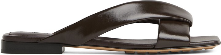 Bottega Veneta Leather Riva Mules