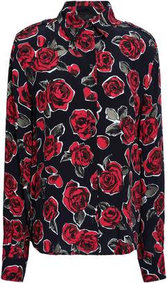 Love Moschino Floral-print Poplin Shirt