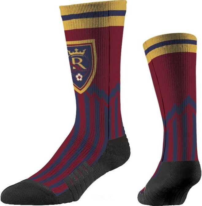 Strideline Real Salt Lake Kit Wear Socks, Men's