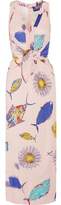 Thumbnail for your product : Emilio Pucci Tie-Front Printed Jersey Maxi Dress