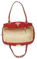 Thumbnail for your product : Valentino 'Mini Rockstud' Leather Tote - Red