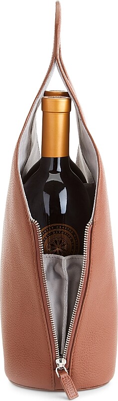 ROYCE New York Leather Wine Tote
