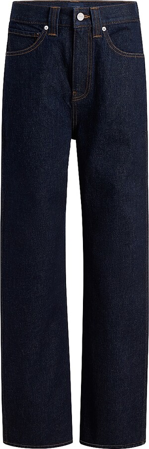 KHAITE Women's Bonnie Mid-Rise Wide-Leg Jeans - Benson - Size 24