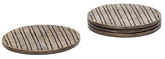 Torre & Tagus Impression Lined Coasters - Set of Four
