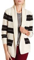 Thumbnail for your product : Charlotte Russe Thick Stripe Knit Cardigan