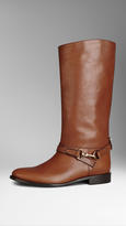 Thumbnail for your product : Burberry Buckle Detail Leather Boots