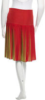 Thumbnail for your product : Etro Pleated Knee-Length Skirt