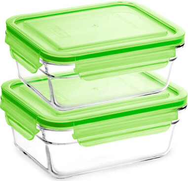Glasslock Container Food Storage Set with Lid