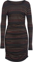 Thumbnail for your product : Veronica Beard Daphne Metallic Stripe Dress