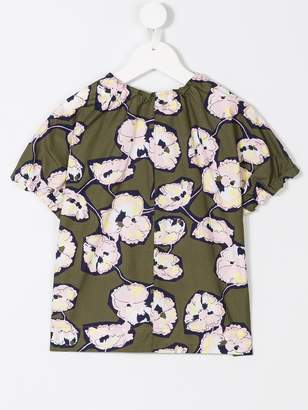 Marni Kids floral print blouse