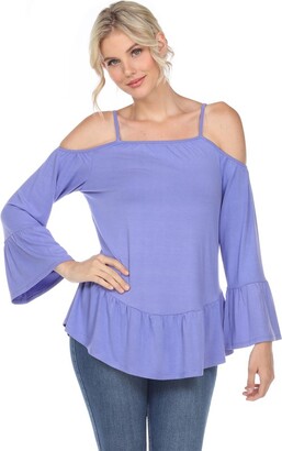 Bell Sleeve Women's Purple Tops | ShopStyle