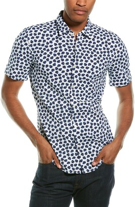 hugo boss short sleeve dress shirts