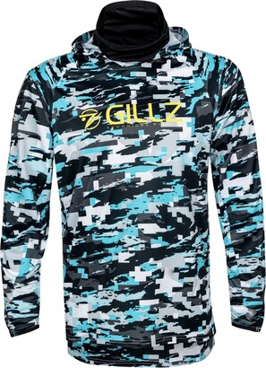 Gillz Pro Series Tek UV Pullover Hoodie - Large - Aruba Blue