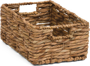 TJMAXX Natural Twist Weave Basket