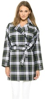 Thumbnail for your product : McQ Plaid Trench Coat