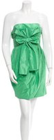 Thumbnail for your product : Robert Rodriguez Strapless Silk Dress