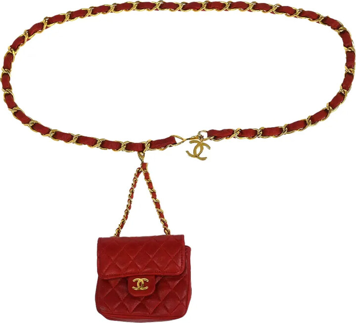 Chanel Pre Owned Quilted Bum Belt Bag