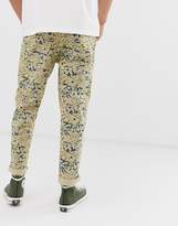 Thumbnail for your product : ASOS Design DESIGN utility pants in watercolour print
