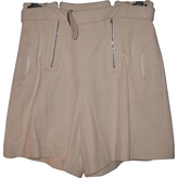 Thumbnail for your product : Carven Beige Cotton Shorts