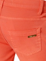 Thumbnail for your product : Blumarine Lace Insert Cotton Denim Jeans
