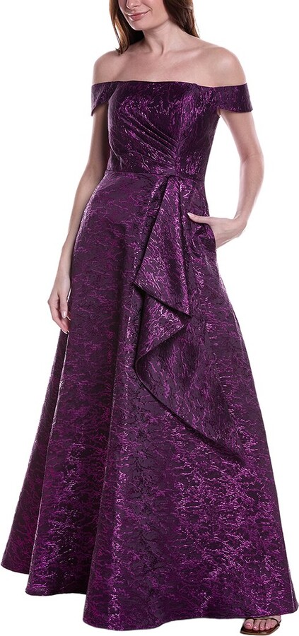 Rene Ruiz Collection Paisley A-Line Gown