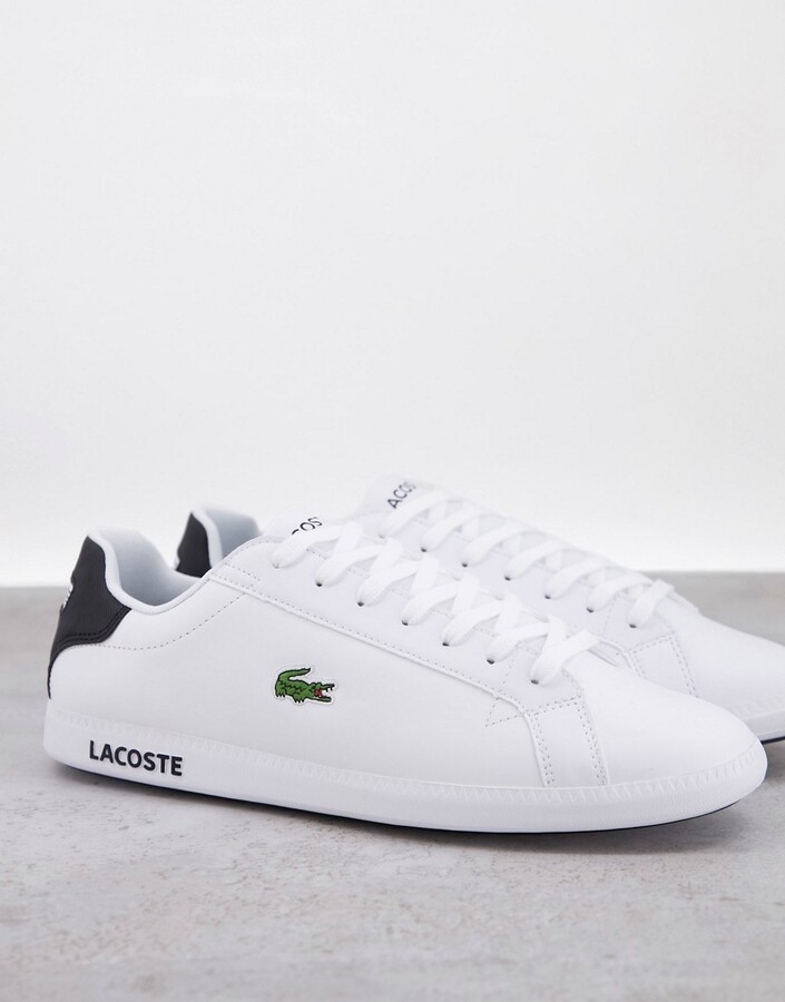 Lacoste sneakers in black white -