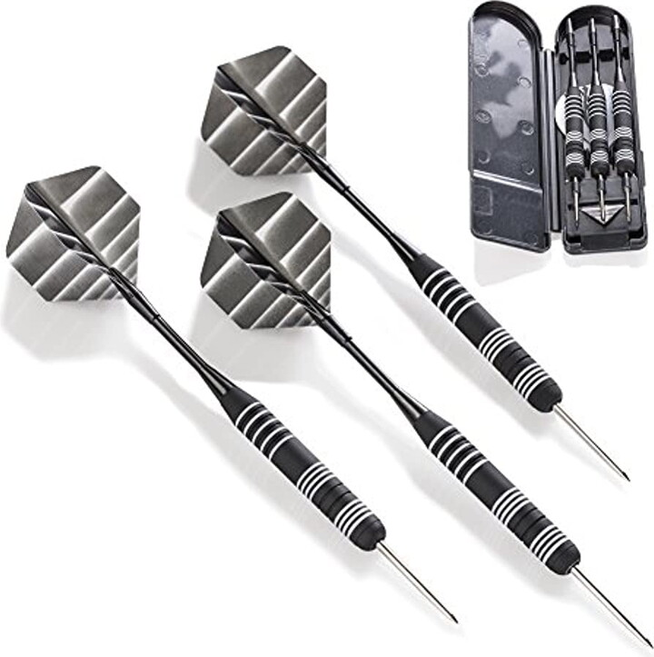 Escalade Sports High-Quality Steel Tip Dart Set with Tips & Barrels, 300 Grams