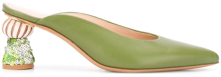 green sequin tennis shoes