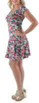 Thumbnail for your product : 24/7 Comfort Apparel Floral A-Line Dress