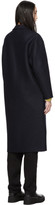 Thumbnail for your product : Harris Wharf London Navy Pressed Wool Oversized Great Coat