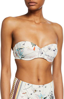 Tory Burch Printed Underwire Bikini Top