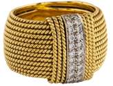 Thumbnail for your product : Roberto Coin 18K Diamond Rope Band