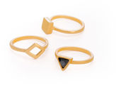 Thumbnail for your product : Trina Turk Geo Stackable Midi Rings
