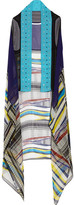 Thumbnail for your product : Diane von Furstenberg Long Serape printed silk-chiffon vest