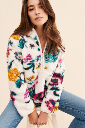 petite sherpa pullover