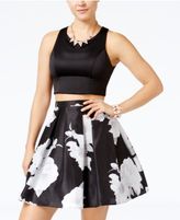 Thumbnail for your product : Sequin Hearts Juniors' 2-Pc. Floral-Print A-Line Dress