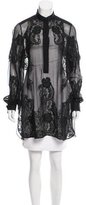 Thumbnail for your product : Givenchy Silk Lace Tunic