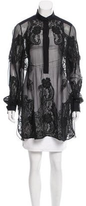 Givenchy Silk Lace Tunic