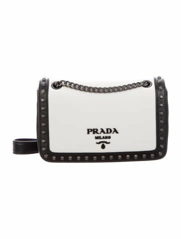 Prada Grace Lux Studded Crossbody Black - ShopStyle Shoulder Bags