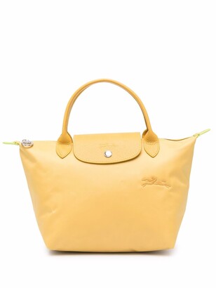 yellow longchamp bag
